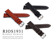 RIOS1931 Vintage Juchten Leder Uhrenarmband St. Petersburg 18mm 19mm 20mm 22mm