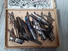 ca. 20 Schreibfedern f Tinten Federhalter antik Kalligraphie DDR Sammlung Kasten