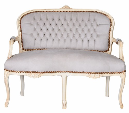 Barock sofa couch samt - barock,
