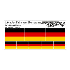 8x Set Länderflaggen