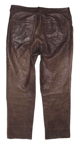 Speckige linus lederjeans - speckige, -linus-