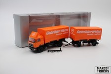 Herpa MAN F90 Wechselbrückenhängerzug "Gebrüder Weiss" 1:87 /H23076