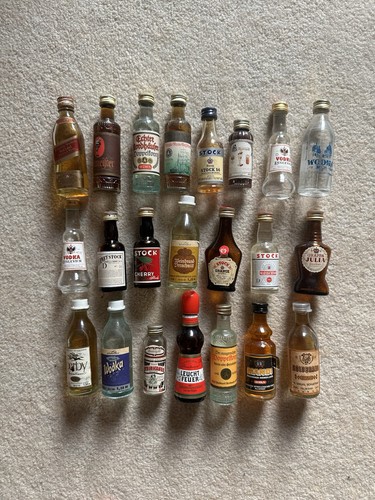 Miniaturflaschen alkohol - 22,