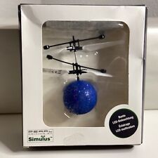 S134 Simulus Selbstfliegender Hubschrauber-Ball - Bunte LED Beleuchtung - Neu