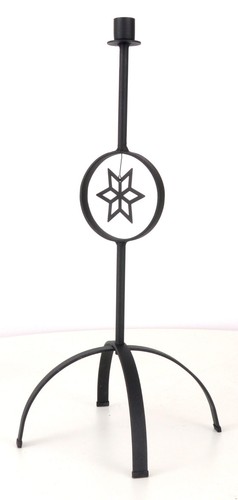 Kerzenständer mit stern groß - mit,
