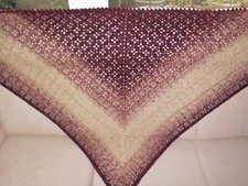 Kuscheliges Dreieckstuch Häkelstola Schal Schultertuch Damen Mädchen Handarbeit