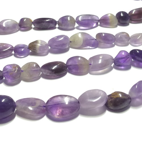 Amethyst perlen nuggets - amethyst,