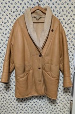 Mantel Jacke Montone Leder
