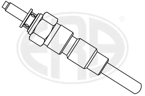 Glühkerze 886100 era - glühkerze,
