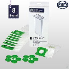 8 Filtertüten SEBO automatic