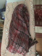 Palästinenser Halstuch Kufiya 100% Baumwolle Pali Tuch Schal Rot - Schwarz