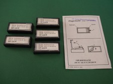 5 Aufputz Etagentaster schwarz Klingeltaster Taster eckig Klingelknopf DDR