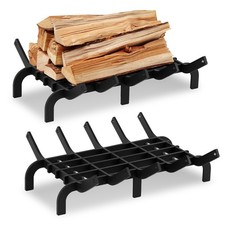 Kaminrost Gussrost Hitzebeständig Feuerschale V-förmig Ofenrost Kaminzubehör