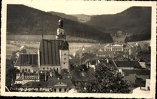 Ansichtskarte PK sw Prachatitz Prachatice Böhmen bayerische Ostmark gelaufen