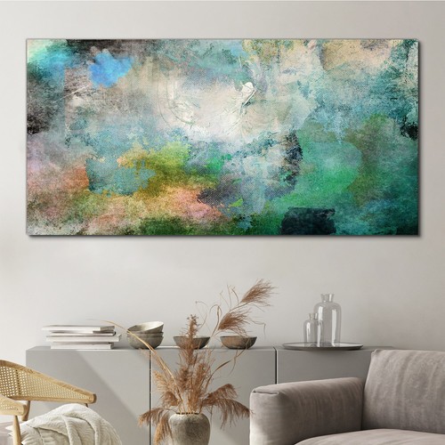 Malerei abstrakte kunst 140x70 - kunst,
