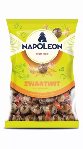 Napoleon zwartwit salmiak - napoleon,