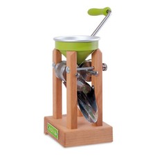 Eschenfelder Kornquetsche Novia Tischmodell Flocker farbiger Trichter grün