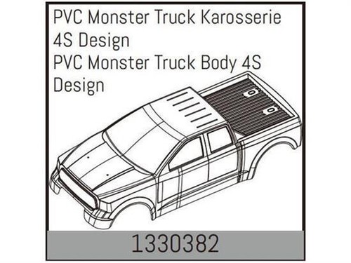 Absima pvc monster - absima, truck