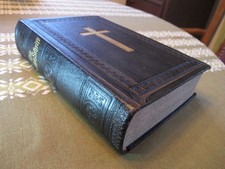 Alte antike Bibel, Heilige Schrift, Dresden um 1900, Altes u. Neues Testament