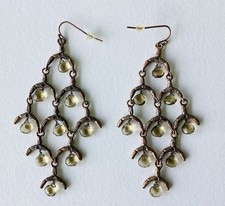 peruvian connection Ohrschmuck, kupferfarbene Ohrhänger 