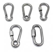 Karabinerhaken Edelstahl A4