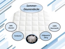Sommer Decke Bettdecke Superleichte Sommerdecke 90% Gänsedaune Punkt Steppung