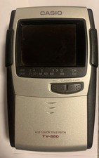 Casio+TV-880+Tragbares+TV-Gerät,+schwarz-silber+2.3+Color+LCD,+batteriebetrieben