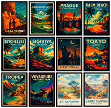 Schönes Stadt Reise Poster |