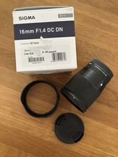 Sigma 16mm 4 - 1.4, dc