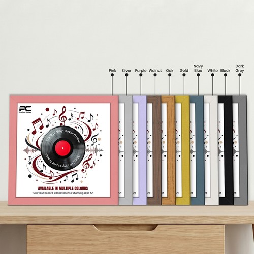 Vinyl rahmen wand album - wand, kunst