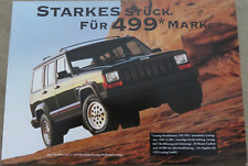 Jeep Cherokee LX 2,5 Turbo Diesel Prospekt Blatt Brochure von 5/1996