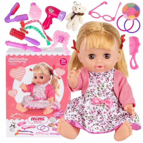 Babypuppe 30cm mit - , friseurset