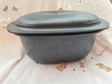 Tupperware Ultra 3,5 L Liter Kasserolle + Gar Deckel  H 31 Bräter Backform