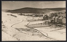 Ansichtskarte Burbach / Westerwald, Winterliche Ortsansicht 