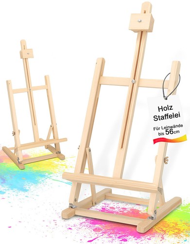 Tischstaffelei holz - tischstaffelei, cm