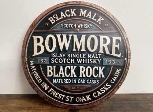 Blechschild bowmore whisky - blechschild,