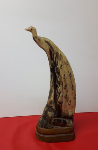 Handgeschnitzte vogel skulptur - vogel,