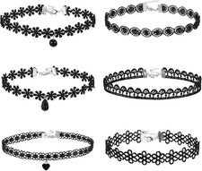 Stück schwarz choker - choker, kette