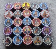 Sammlung von 250 WWE Power Chipz / Chips - World Wresling Entertainment