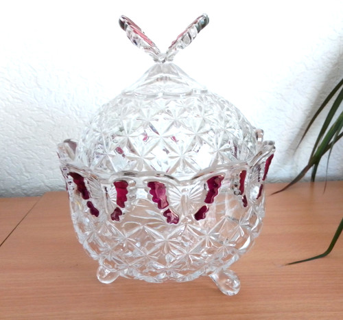 Kristall glas deckel - kristall,