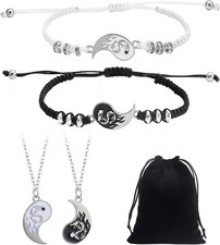 2 Gewebte Retro Armbänder