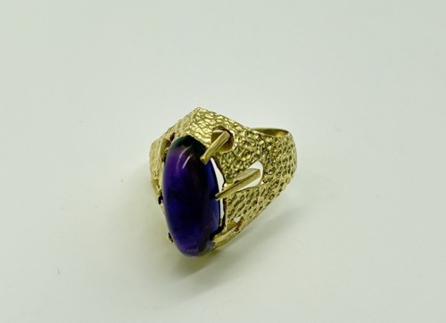 Amethyst ring aus 585er - amethyst-ring,