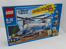 LEGO City 66427 Polizei Super Pack 4-in-1 Hubschrauber 4439 4436 4441 4437 NEU