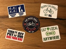 5x Bike Aufkleber ebike