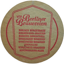 ALTER DDR BIERDECKEL VEB