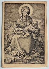 Litho-Druck "Die Jungfrau mit
