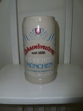 Oktoberfest München Bierkrug 1L Krug Spaten Brauerei Krug Ochsenbraterei