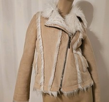 MEXX Jacke,Faux Wildleder, Pelz,braun Gr.M(146-152) Neuw.