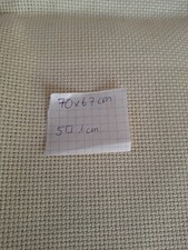 Aida-Stoff hellgelb, ca 70 x