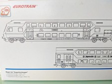 Märklin 43589     Eurotrain    4tlg. Doppelstockwagen- Set  - unbespielt - OVP
